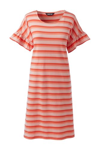 Orange Shirt Dress